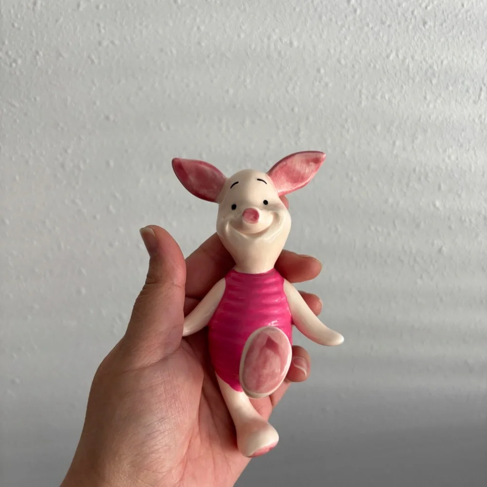 Disney Vintage 60-70s Japan Winnie The Pooh + Pals Ceramic Wall Mounts Set of 4